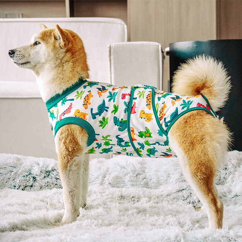 Leather Work Factory - 犬の手術スーツ女性のスプレーペットアパレル工場犬服サプライヤー回復スーツ犬メーカー鳥バス犬服