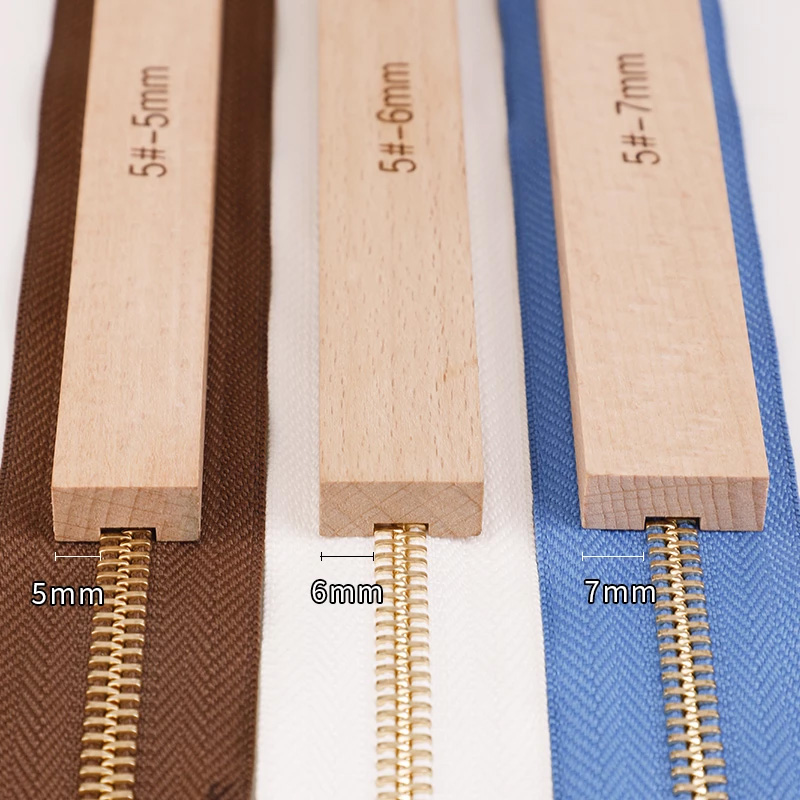 Leatherwork Ruler - 木製ジッパー接着用オーバーフロー防止定規ツール、DIY補助設置用木製ツール（3用） # 5 # ジッパー、革工芸品アクセサリー