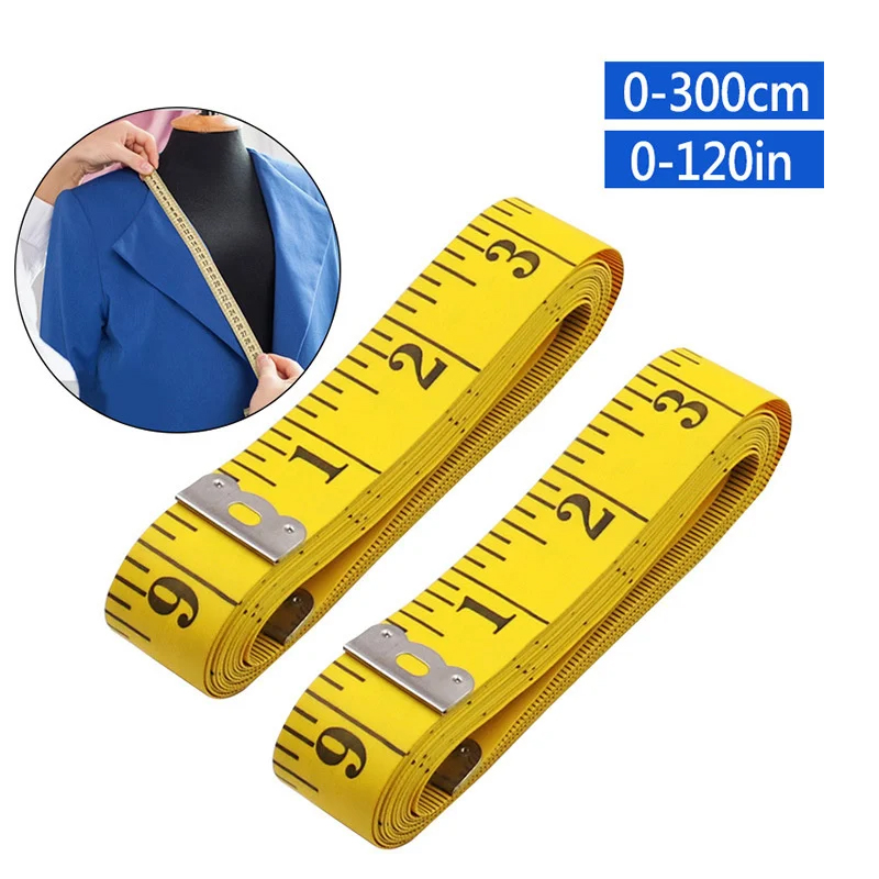 Leatherwork Ruler - 300cm 120インチ ポータブル ソフトPVCテープ 3m レザー製身長計