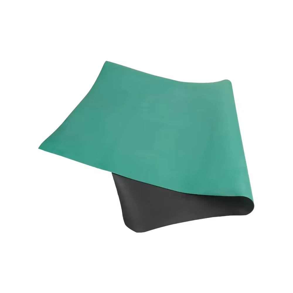 Leather Work Factory - 作業安全デスクグリーンラバーマット工場滑り止め溶接修理帯電防止絶縁レザーマット厚さ2/3/5mm