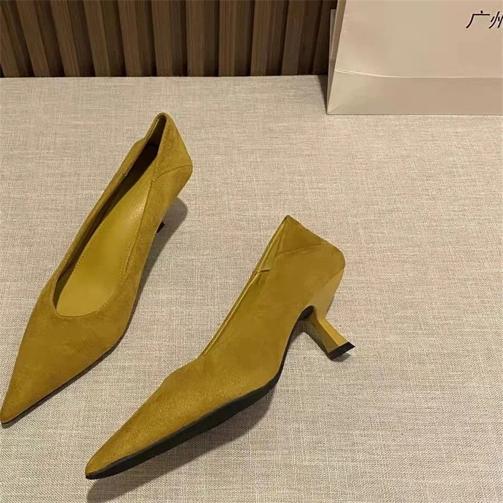 2025年新作レディースオフィスシューズ、エレガントなレザー - Leatherwork In French のレビューと価格
