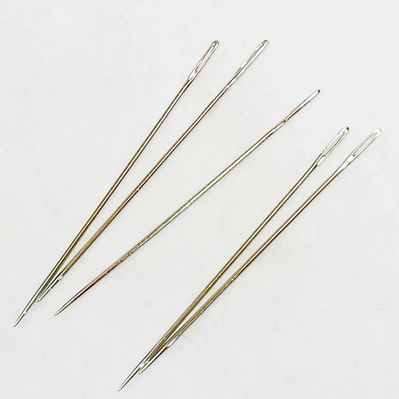 25本入り大型アイステッチ針、縫い針、手作り革針、鋼製毛糸編 - Leatherwork Needles のレビューと価格
