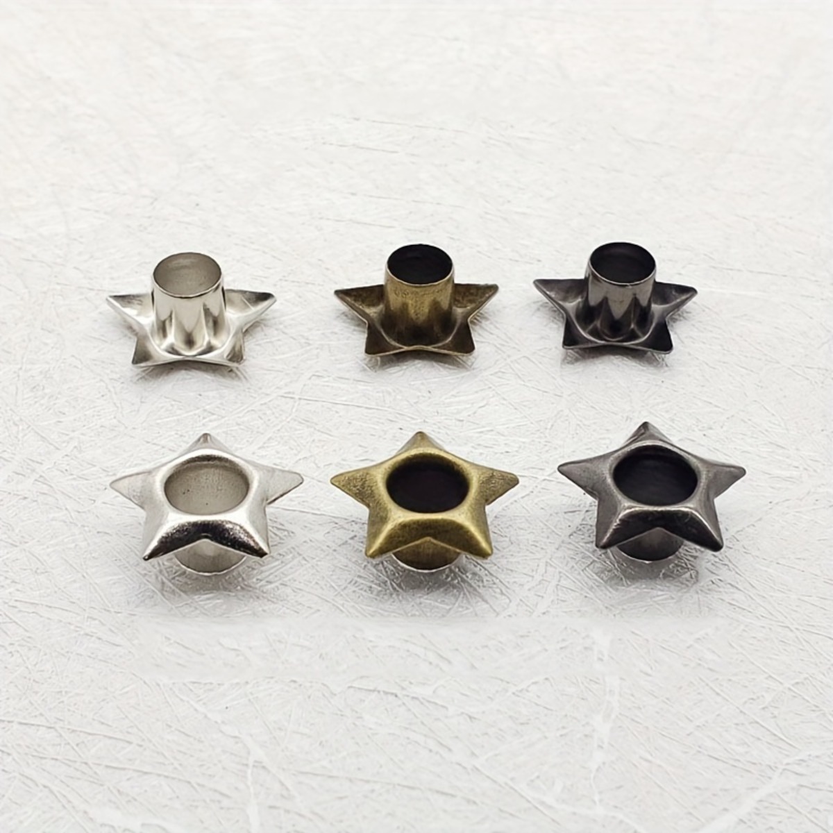 20 個星型アイレット 5 ミリメートル金属グロメットリング - Leatherwork Eyelets のレビューと価格