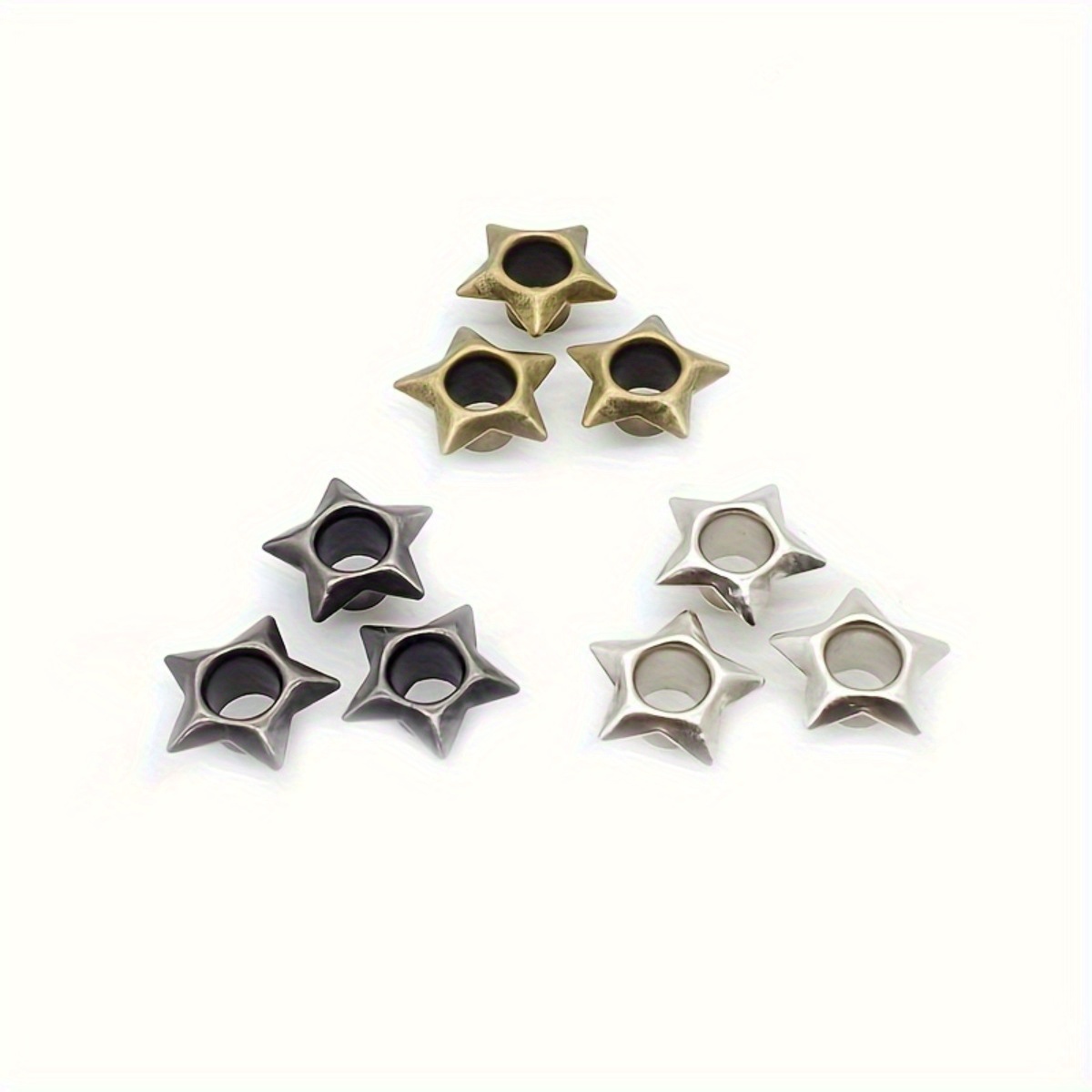 20 個星型アイレット 5 ミリメートル金属グロメットリング - Leatherwork Eyelets のレビューと価格