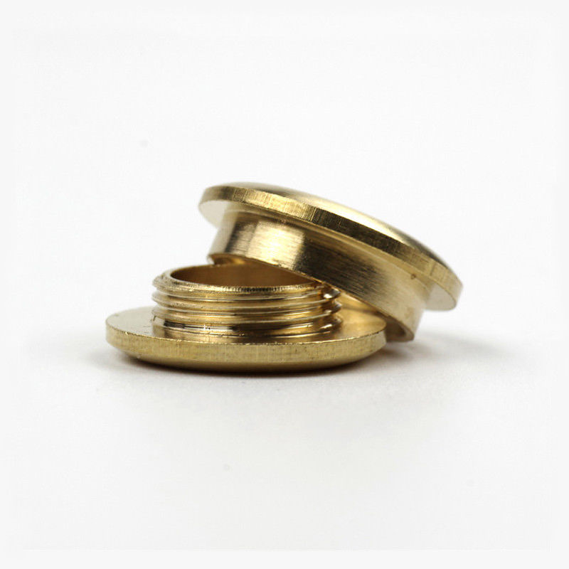 2 個ソリッドブラススクリューバックアイレットワッシャーグロ - Leatherwork Eyelets のレビューと価格