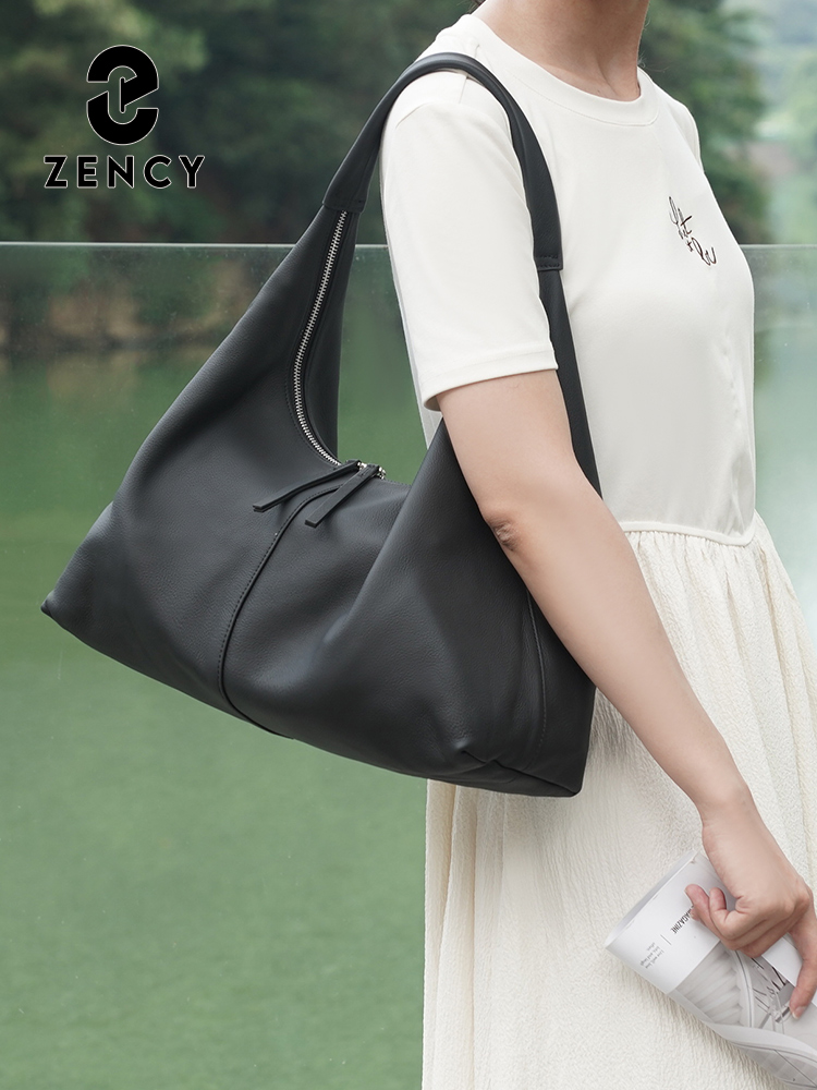 Zency 大容量トートバッグ本革ホーボーバッグ女性ハンドバ - Leather Work Handbag のレビューと価格