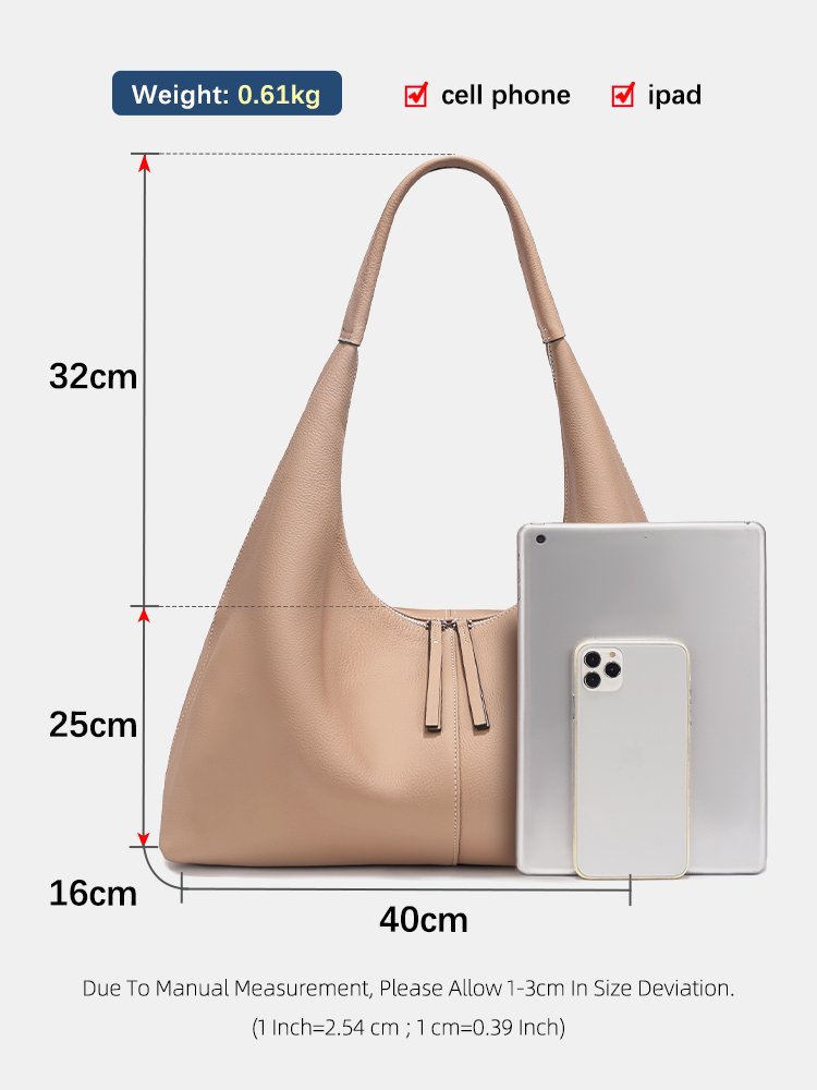 Zency 大容量トートバッグ本革ホーボーバッグ女性ハンドバ - Leather Work Handbag のレビューと価格