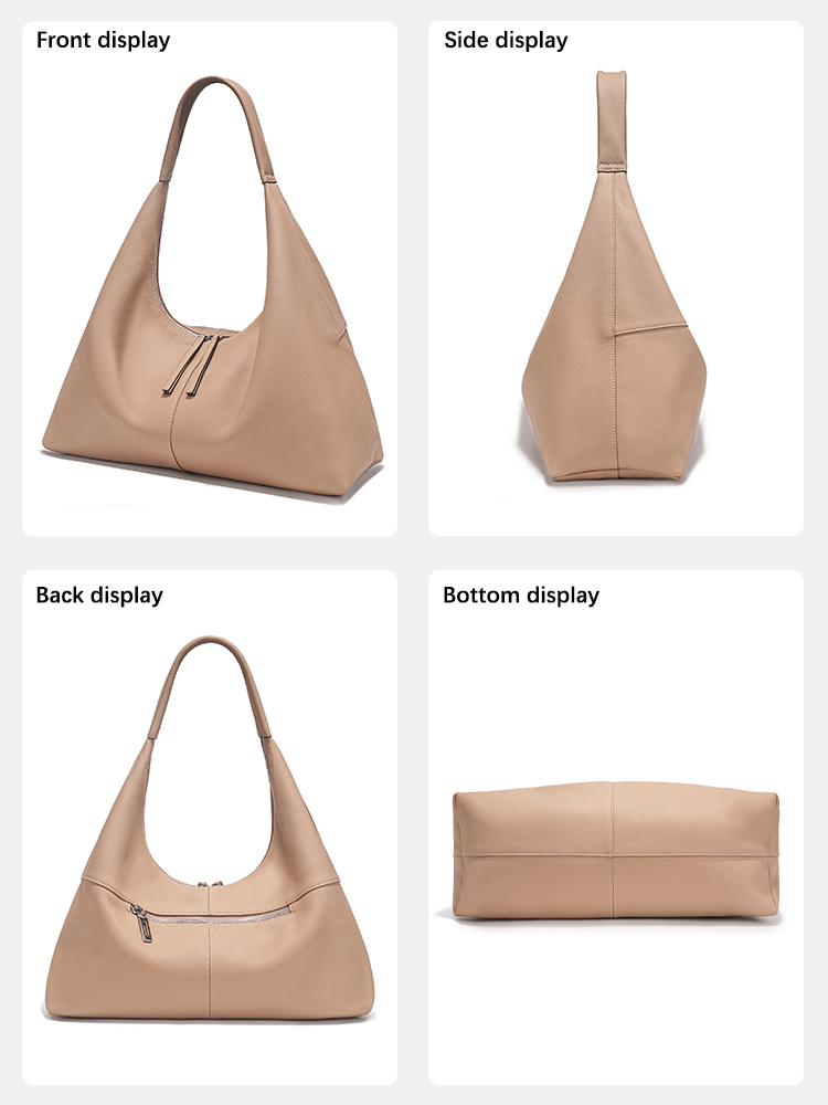Zency 大容量トートバッグ本革ホーボーバッグ女性ハンドバ - Leather Work Handbag のレビューと価格
