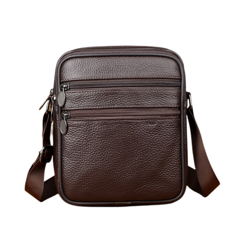 メンズショルダーメッセンジャーバッグカジュアルハンドバッグ本 - Leather Work Handbag のレビューと価格