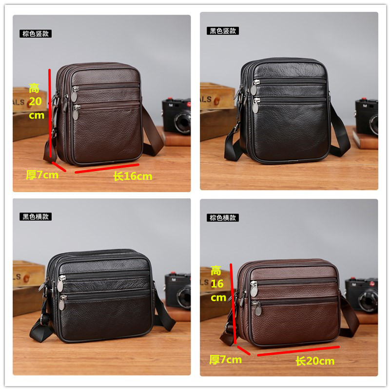 メンズショルダーメッセンジャーバッグカジュアルハンドバッグ本 - Leather Work Handbag のレビューと価格