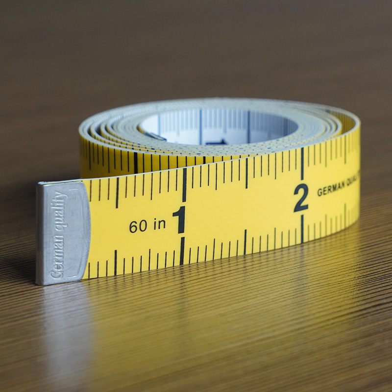 1.5 メートルソフト巻尺テーラーのテープスナップファスナー - Leatherwork Ruler のレビューと価格