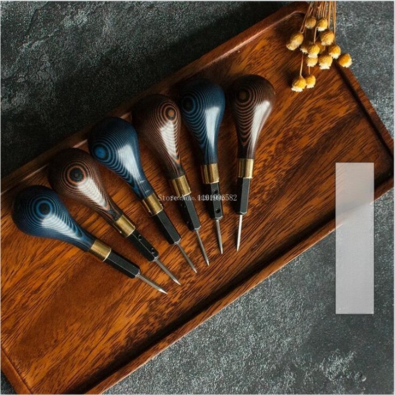 交換可能な革針,オリーブコーン,革細工バッグ,衣服ベルト,ミ - Leatherwork Needles のレビューと価格