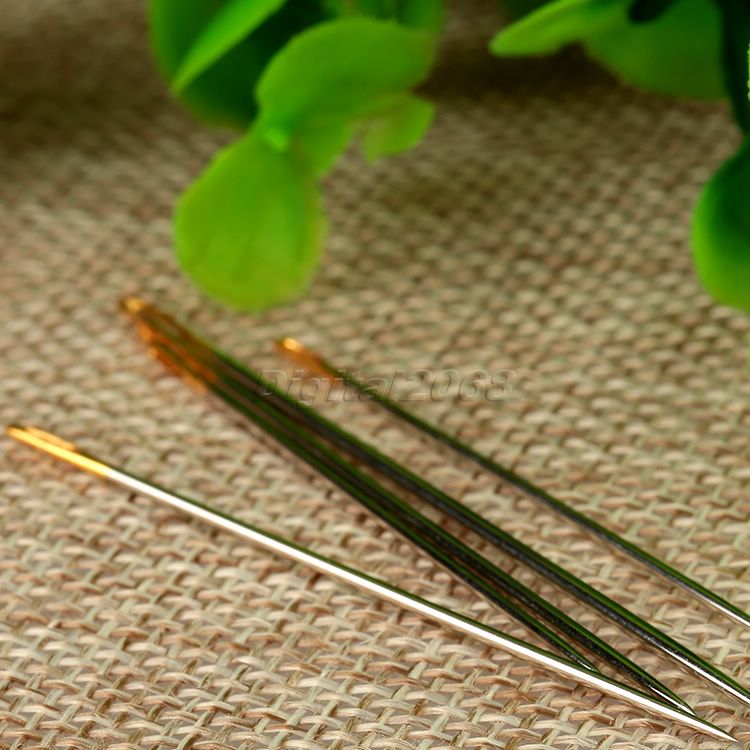 手縫いミシン針,10本,革職人技修理ツール,家庭用刺embr - Leatherwork Needles のレビューと価格