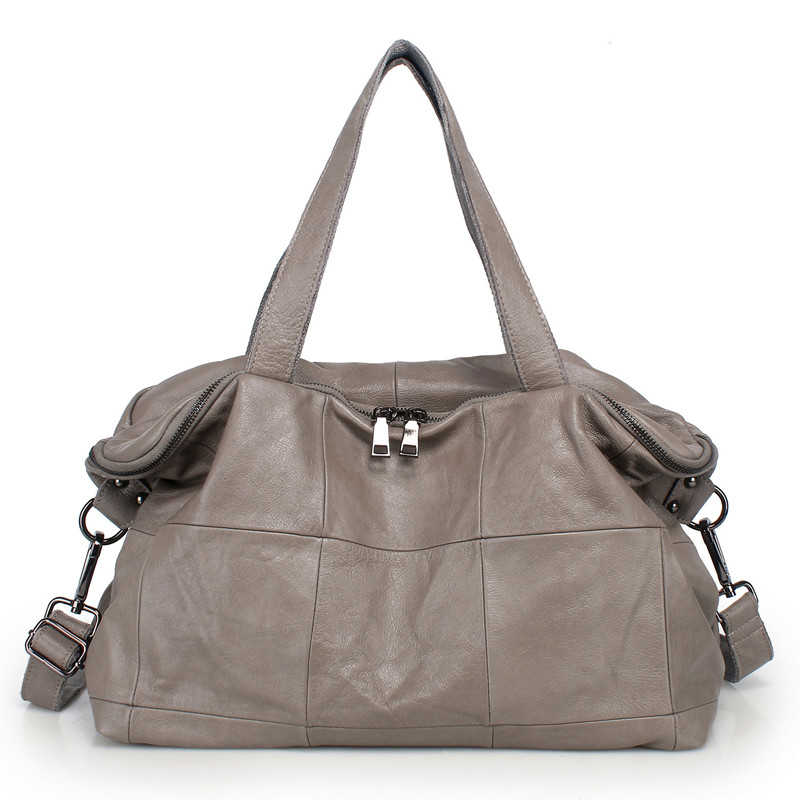 大容量トートバッグ女性用本革クロスボディバッグソフトカジュア - Leather Work Handbag のレビューと価格