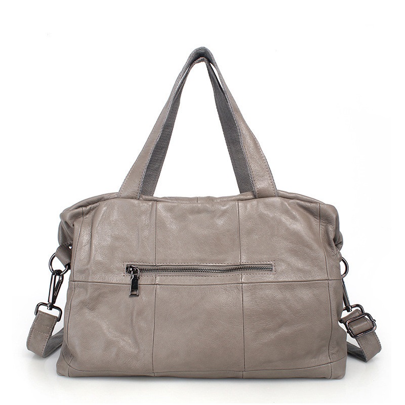 大容量トートバッグ女性用本革クロスボディバッグソフトカジュア - Leather Work Handbag のレビューと価格
